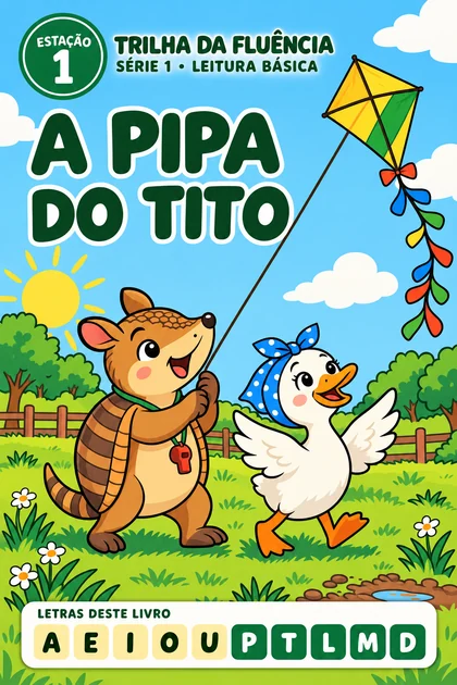 Capa do livro 1, A Pipa do Tito